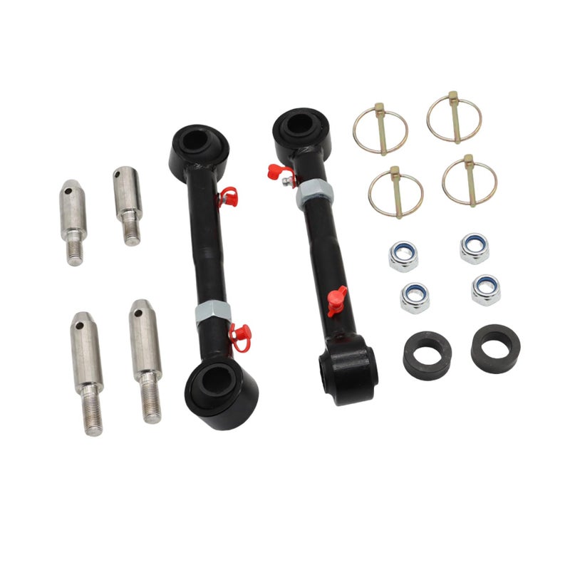 Generic Nakkaa Adjustable Front Sway Bar Links Disconnect Compatible with JK JL 2007-2021 2.5-6" Lift  - Image 1