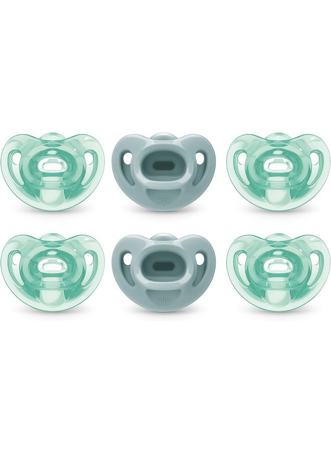 NUK NUK Comfy Pacifiers, 6-18 Months, 6 Pack  - Image 1