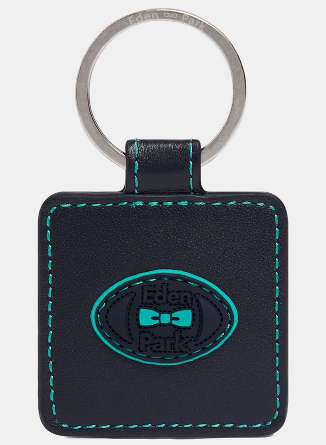 Eden Park Turquoise leather key ring - Image 2
