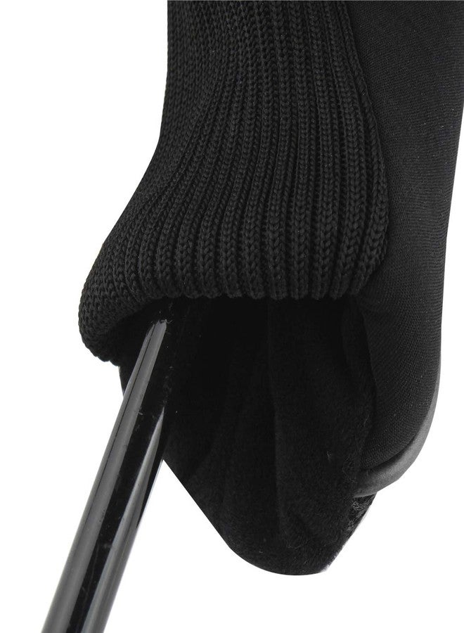 Andux Mesh Golf Hybrid Club Head Covers 4pcs/Set Black/Black - Image 5