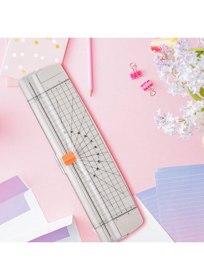 Generic - Portable Paper Trimmer A4 Size Paper Cutter Cutting Machine 12 Inch Cutting Width for Craft Paper Photo Laminated Paper - Image 1