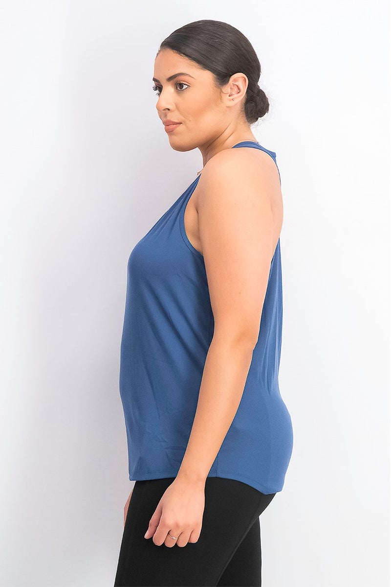 Tchibo Women Sportswear Fit Training Top, Blue  - Image 3
