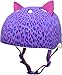 Krash Girls Bike Helmet, Purple Leopard Kitty - Image 2