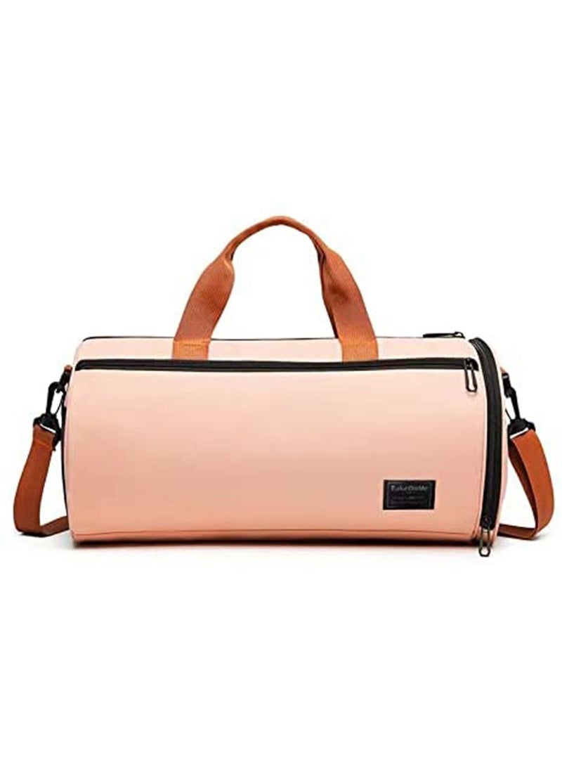 LIMOS Sports Gym Bag with Shoes Compartment Lightweight Yoga Bag(Pink)  - Image 2