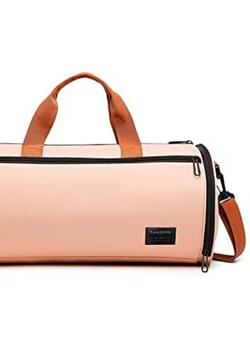 LIMOS Sports Gym Bag with Shoes Compartment Lightweight Yoga Bag(Pink)  - Image 5