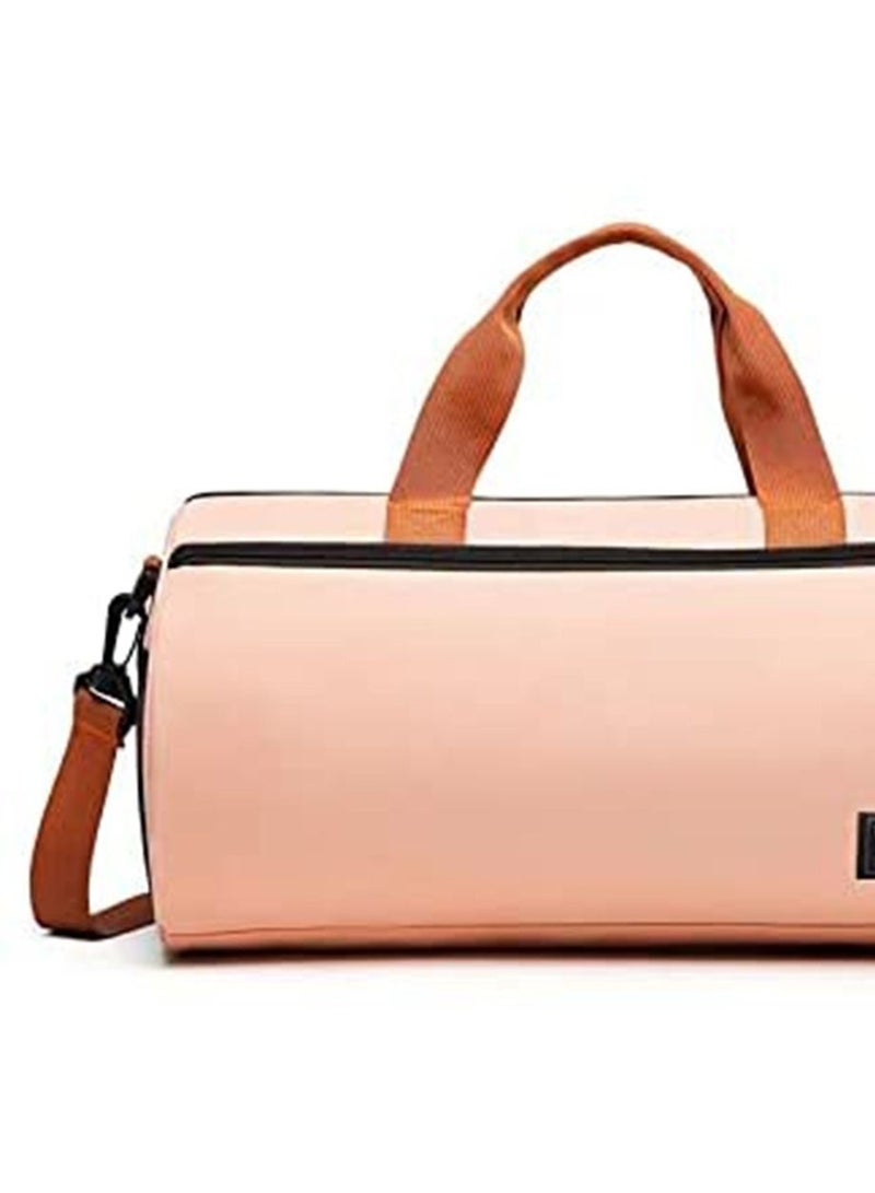 LIMOS Sports Gym Bag with Shoes Compartment Lightweight Yoga Bag(Pink)  - Image 4