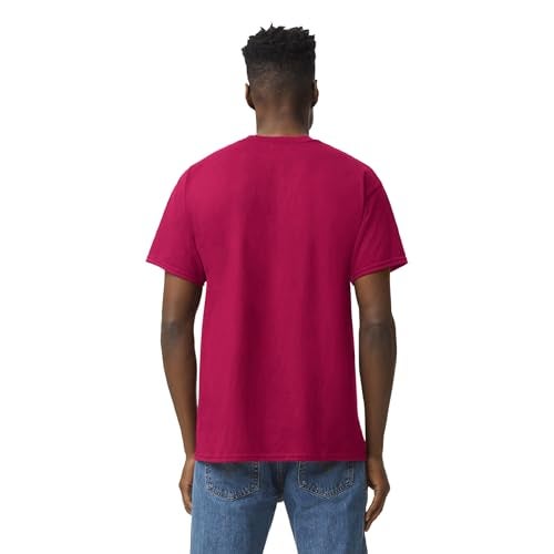 Gildan Men's Heavy Cotton T-Shirt, Style G5000, 2-Pack, Cardinal Red, X-Large - Image 3