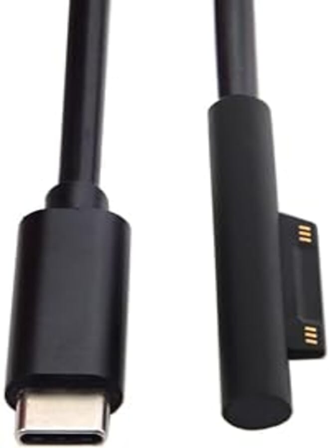 CY Cable USB 3.1 Type C USB-C DC 12-15V Compatible with Surface Pro3 Pro4 Pro5 Pro6 Pro7 Pro8 Pro9 Pro X Book Charge Cable