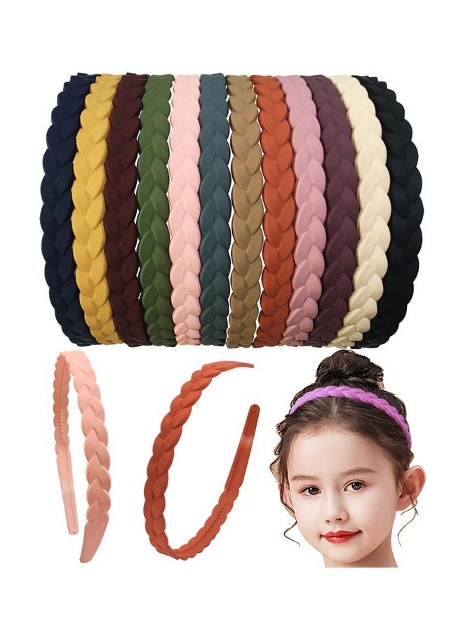 Springtime 12Pcs Hard Headbands With Teeth For Girls Women Thin Plastic Hair Headbands For Teens Lady  - Image 1