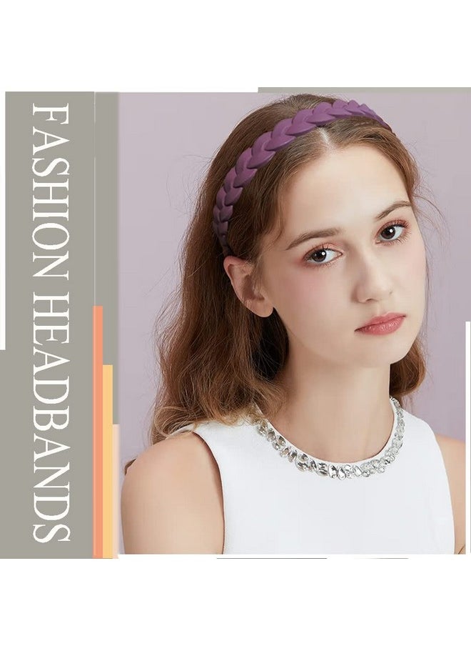 Springtime 12Pcs Hard Headbands With Teeth For Girls Women Thin Plastic Hair Headbands For Teens Lady  - Image 3
