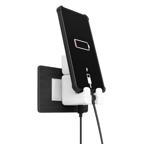 KERATIN محول شاحن سريع KERATIN 25W Type-C، الأول في العالم بتقنية Hold & Charge، متوافق مع جميع أجهزة Android و iOS و USB-C، شاحن PD 25W وحامل مع كابل مضفر Type C إلى C - Image 1