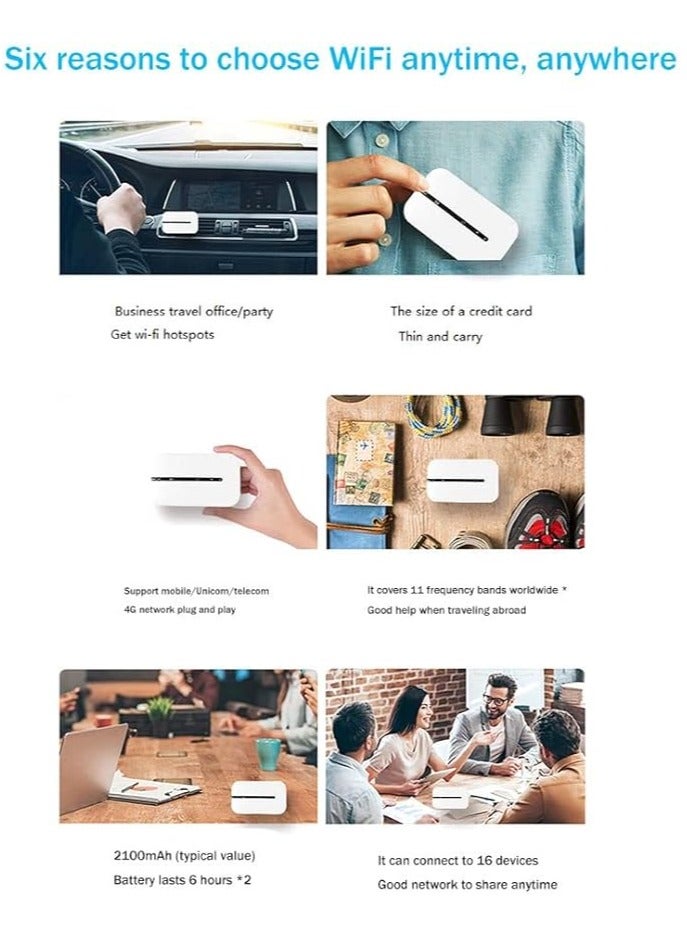 Wireless Router 4G LTE 150Mbps WiFi3 Portable Modem Mobile WiFi MIFI Wireless Router Band Wireless Access Point - Image 4