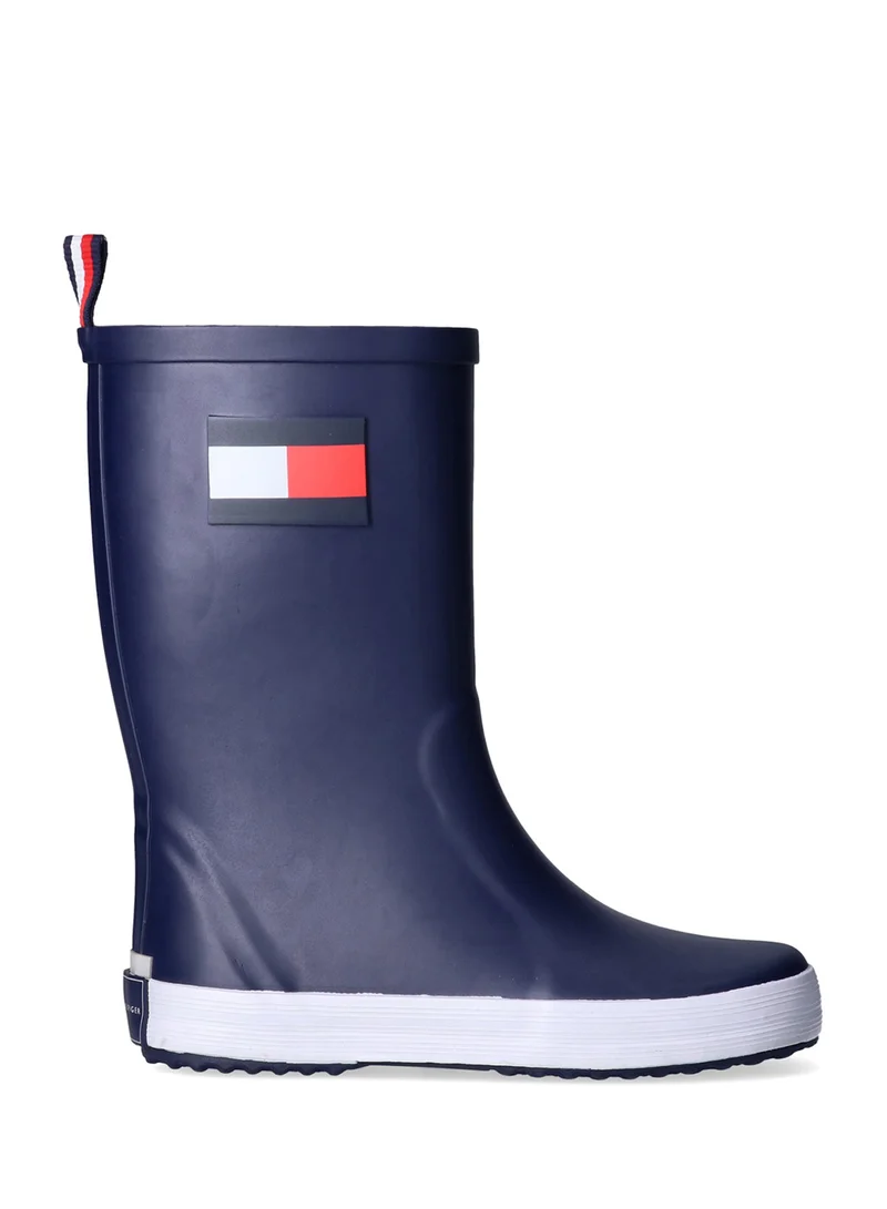 تومي هيلفيغر أحذية مطر للكاحل للشباب