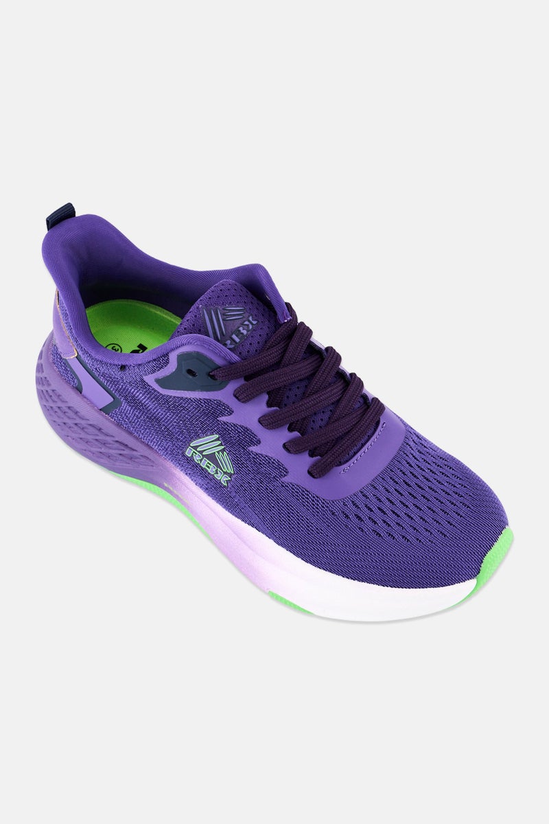 RBX Women Lace Up Outdoor Shoes, Purple  - Image 1