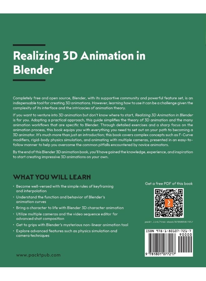 Realizing 3D Animation in Blender: Master the fundamentals of 3D animation in Blender, from keyframing to character movement - Image 2
