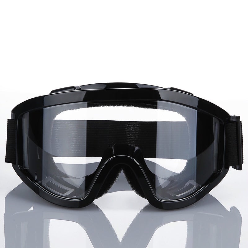 Generic Safety Goggles Anti-Dust Windproof Protection Transparent 