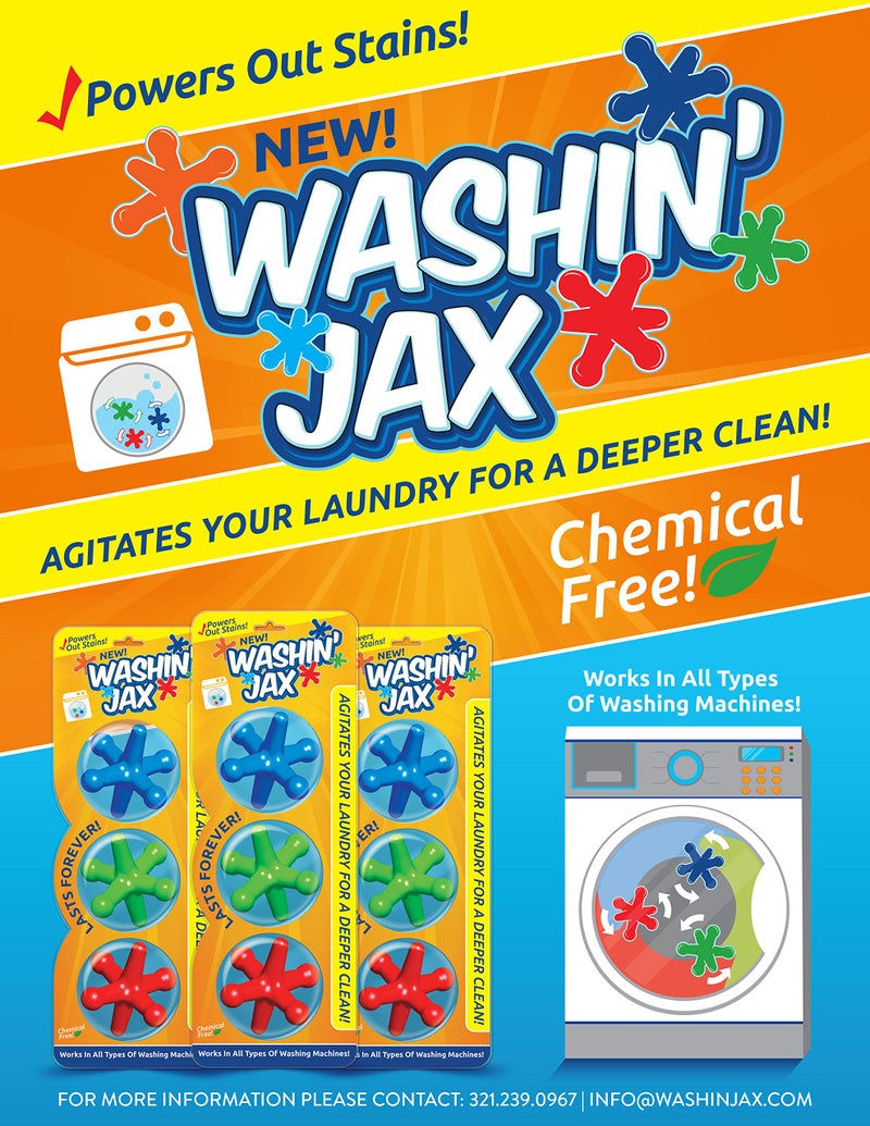 Washin-Jax Laundry Agitation System Ball | Boost Unlimited Washes - Image 3