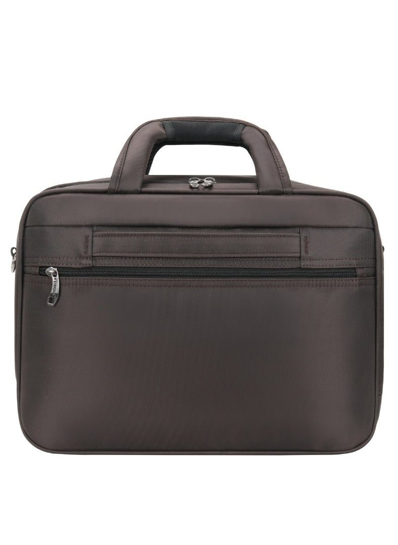 Stargold Laptop Bag, Premium 15.6" Business Briefcase With Multiple Compartments, Padded Shoulder Strap, And Water-Resistant Material, Brown  - Image 2