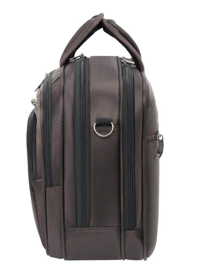 Stargold Laptop Bag, Premium 15.6" Business Briefcase With Multiple Compartments, Padded Shoulder Strap, And Water-Resistant Material, Brown  - Image 5