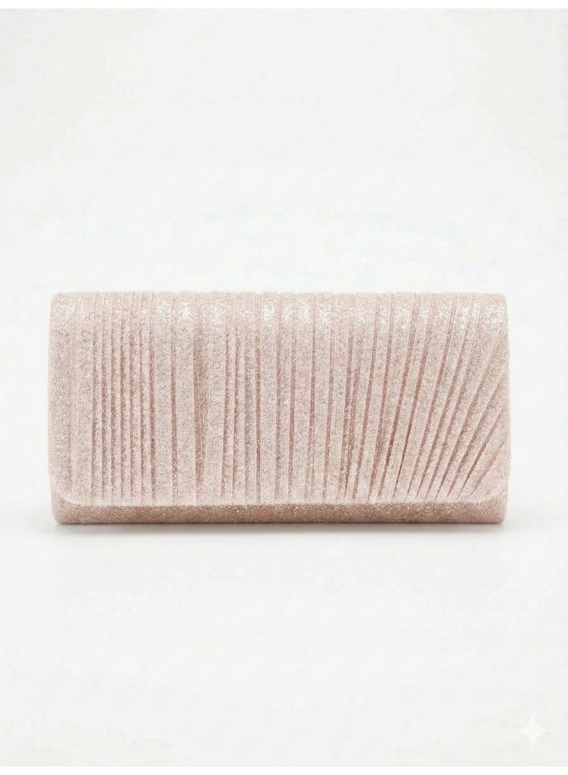 لايف ستيلاش  حقيبة كروس للسهره بتصميم مطوي - نحاسي ZS-10 - Image 1