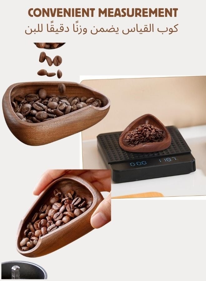 ZAFRA Espresso WDT Tool & Coffee Bean Weighing Tray, Professional Coffee Stirrer Needle and Dosing Dish Kit - Image 3
