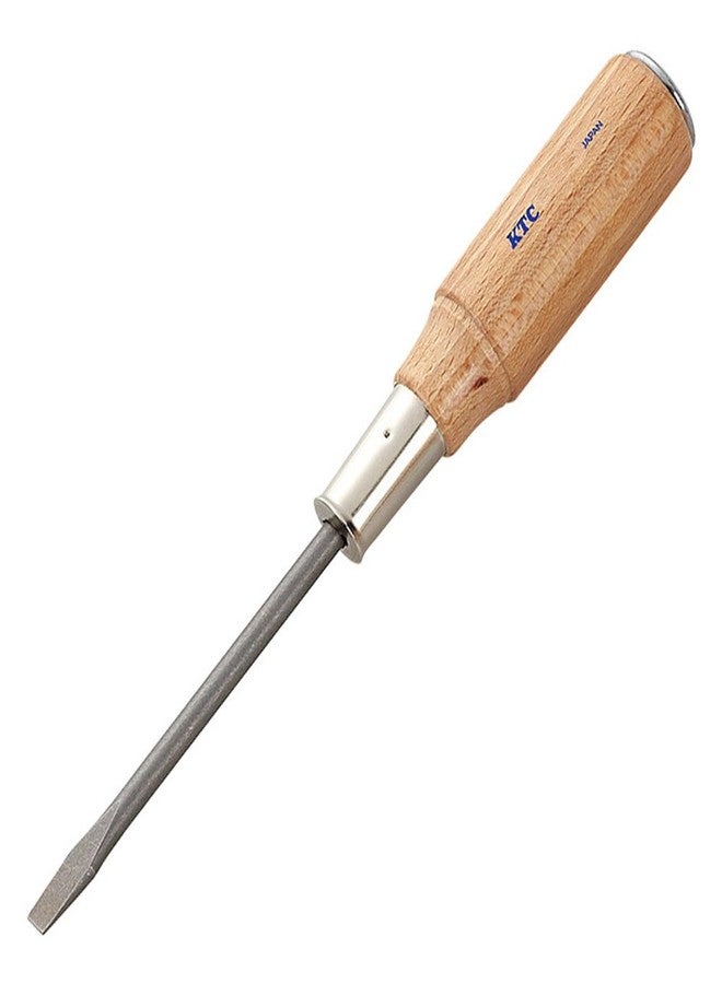 KTC Kyoto Tools (KTC) MD-75 Wooden Handle Screwdriver, Negative Through Type - Image 1