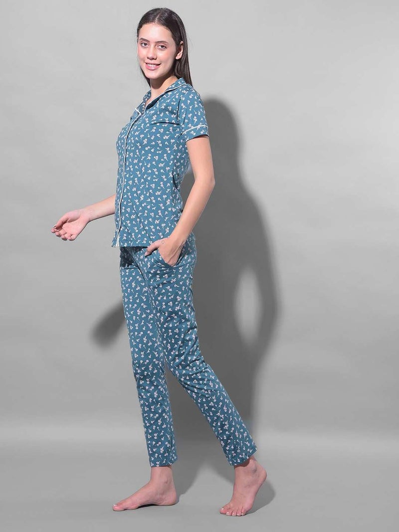 Dollar Missy Women's Combed Cotton Shirt Pyjama Night Suit - Image 3