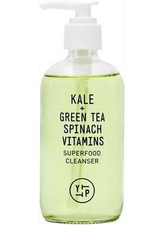 Youth To The People Kale and Green Tea Facial Cleanser - Gentle Vegan Daily Face Wash - Powerful pH Balanced Makeup Remover + Pore Minimizer for All Skin Types (8oz)  - Image 1