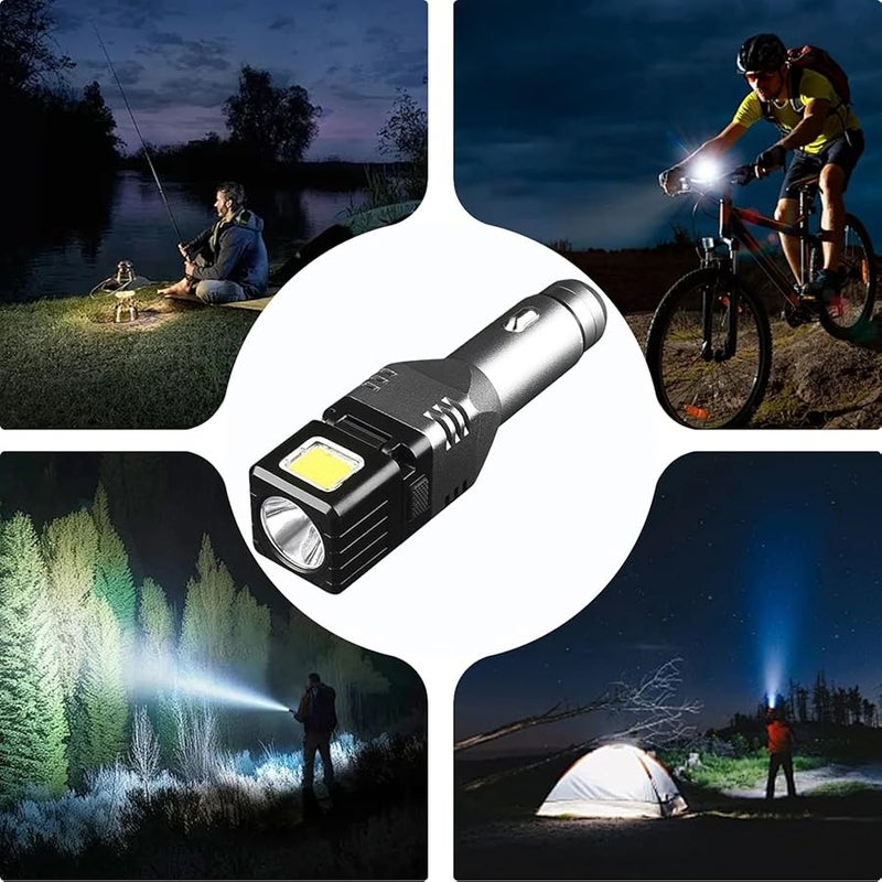 Single Lamp Car Flashlight High Brightness Double Beam 800mah LED Vehicle Lamp Dual Charging Outdoor Emergency - Image 5