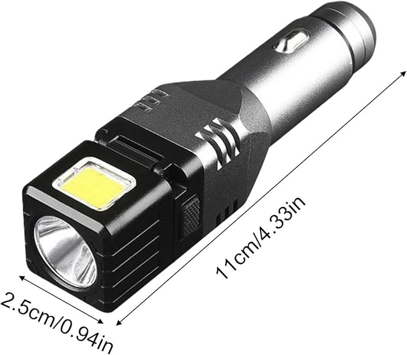 Single Lamp Car Flashlight High Brightness Double Beam 800mah LED Vehicle Lamp Dual Charging Outdoor Emergency - Image 3