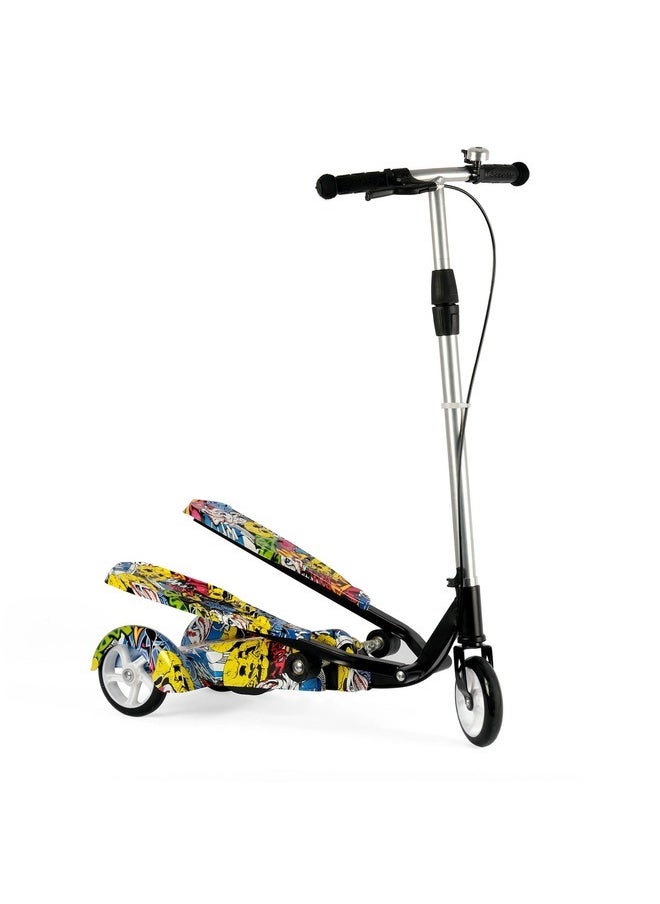 Rally - Smart Dual Pedal Scooter For Kids - Black - Image 1