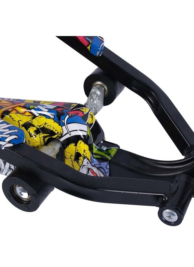 Rally - Smart Dual Pedal Scooter For Kids - Black - Image 1