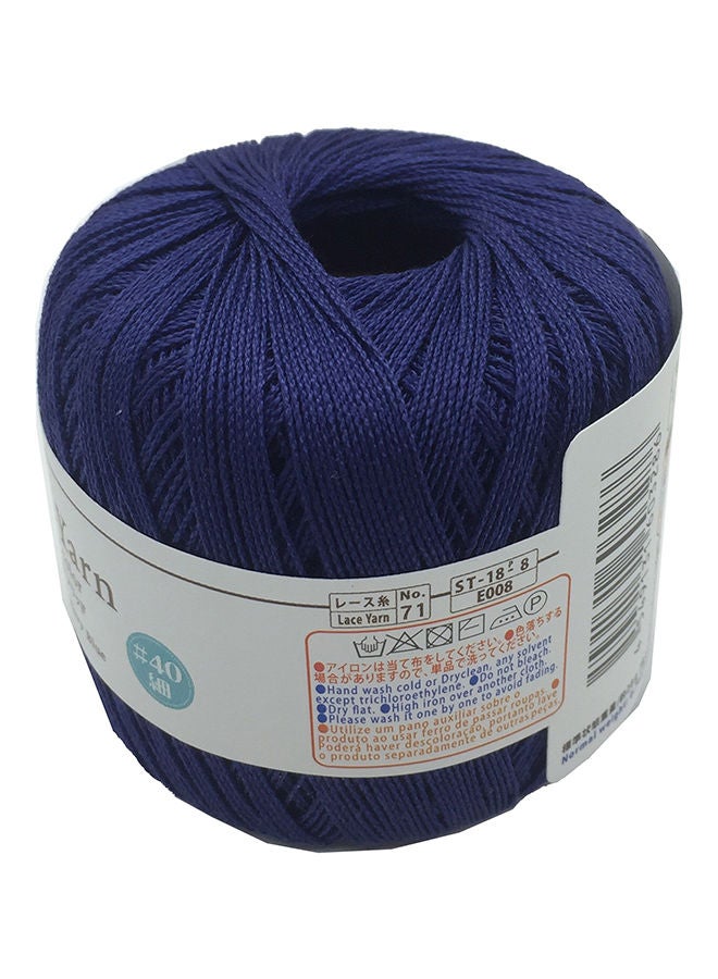 NIBEMINENT Tsvet Knitting Thread Navy Blue 20g - Image 1