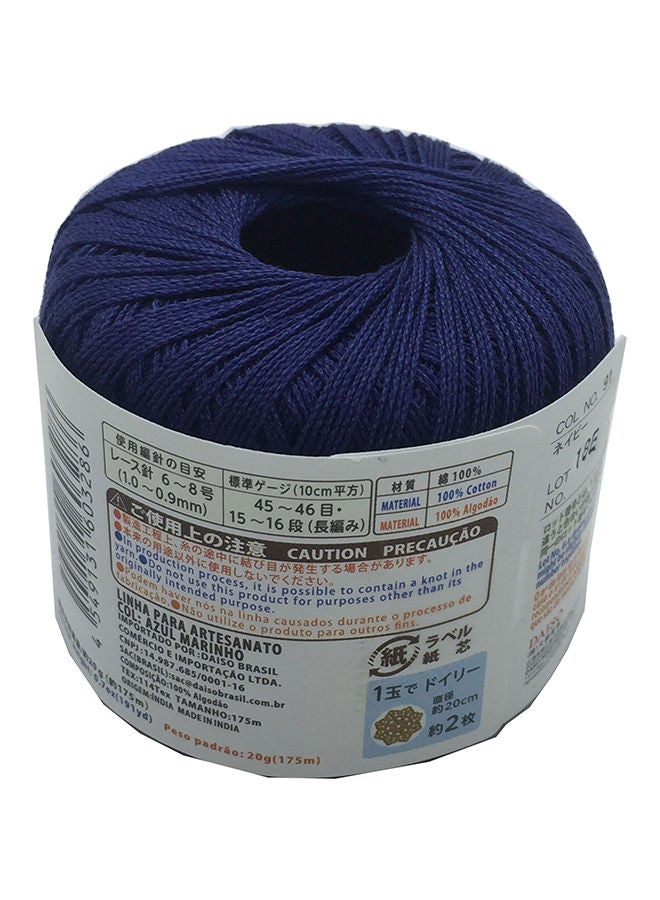 NIBEMINENT Tsvet Knitting Thread Navy Blue 20g - Image 3