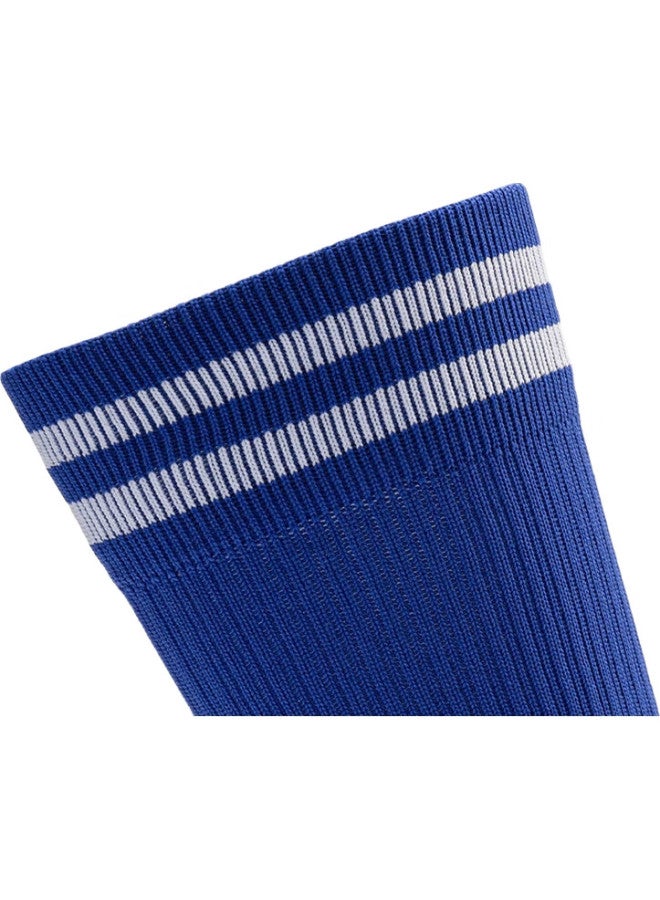 KELME Children'S Long Soccer Socks, Thickened Terry Bottom, Non-Slip, For Matches And Training, Sports High Socks, Youth Training, Blue - Image 3