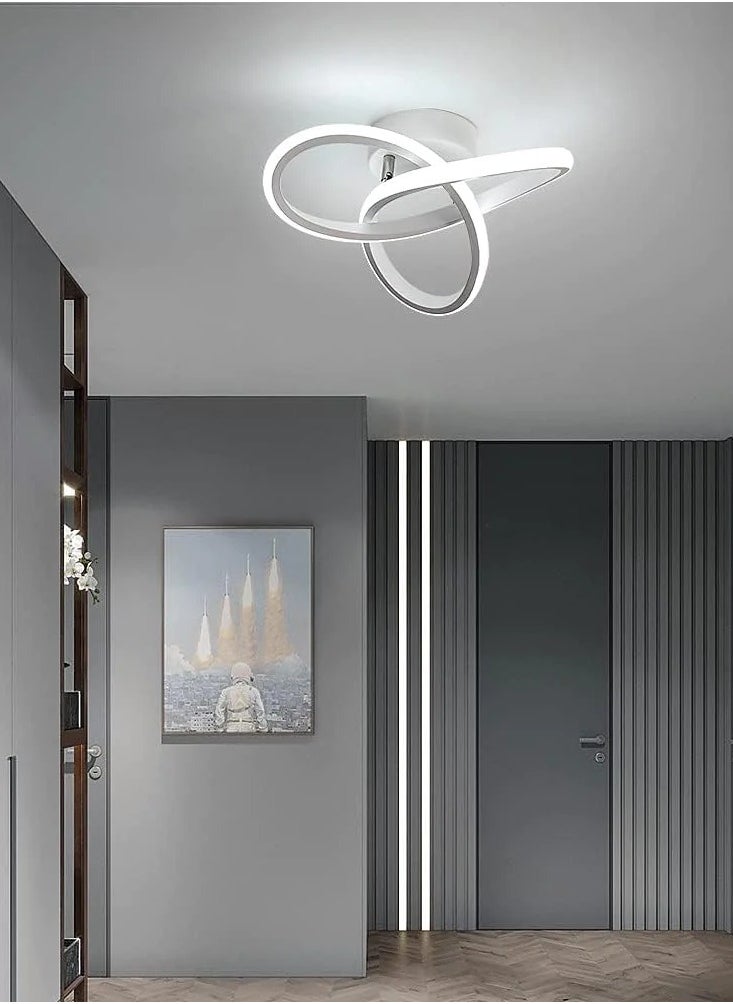 Goeco Modern LED Ceiling Light Clover Shape White 220V Colour Temperature 6500K  - Image 1