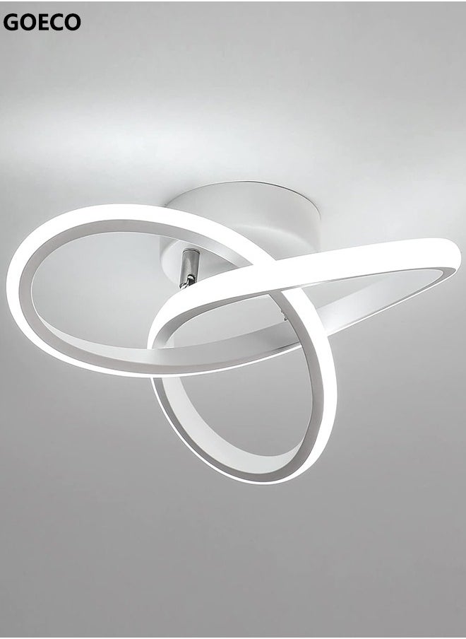 Goeco Modern LED Ceiling Light Clover Shape White 220V Colour Temperature 6500K  - Image 2
