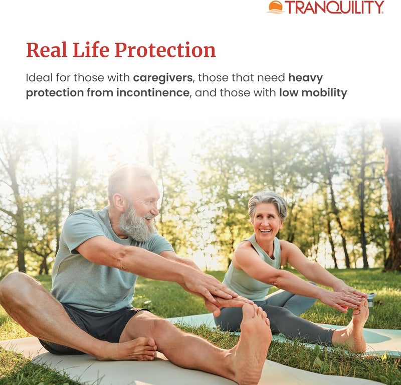 Tranquility SmartCore Adult Disposable Briefs Incontinence Control with Breathable Kufguard Technology Fastening Tabs Wetness Indicator LatexFree Adult Large 34oz Capacity 12ct Bag - Image 4