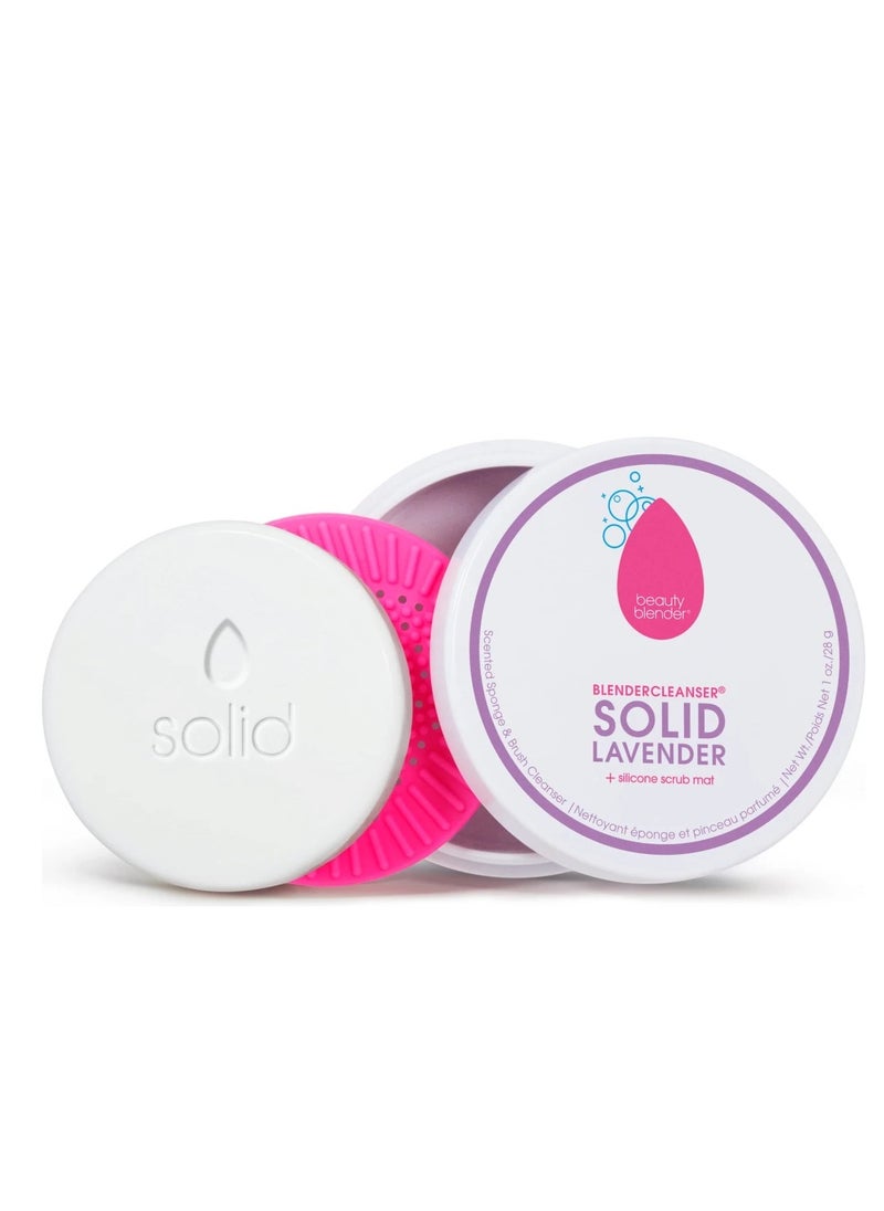 beautyblender Blendercleanser Solid Lavender + Silicone Scrub Mat, 28g 