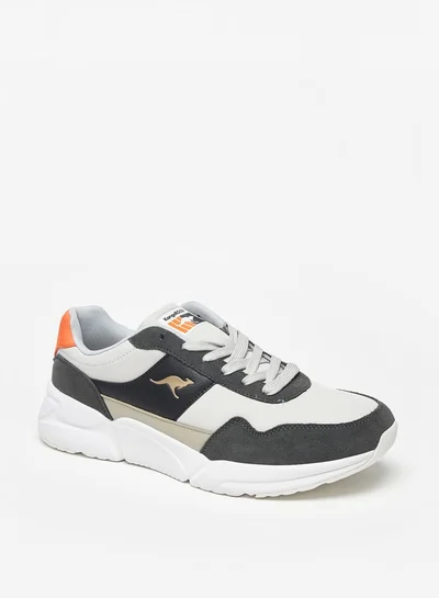 kangaROOS Men's Panelled Lace-Up Sports Shoes