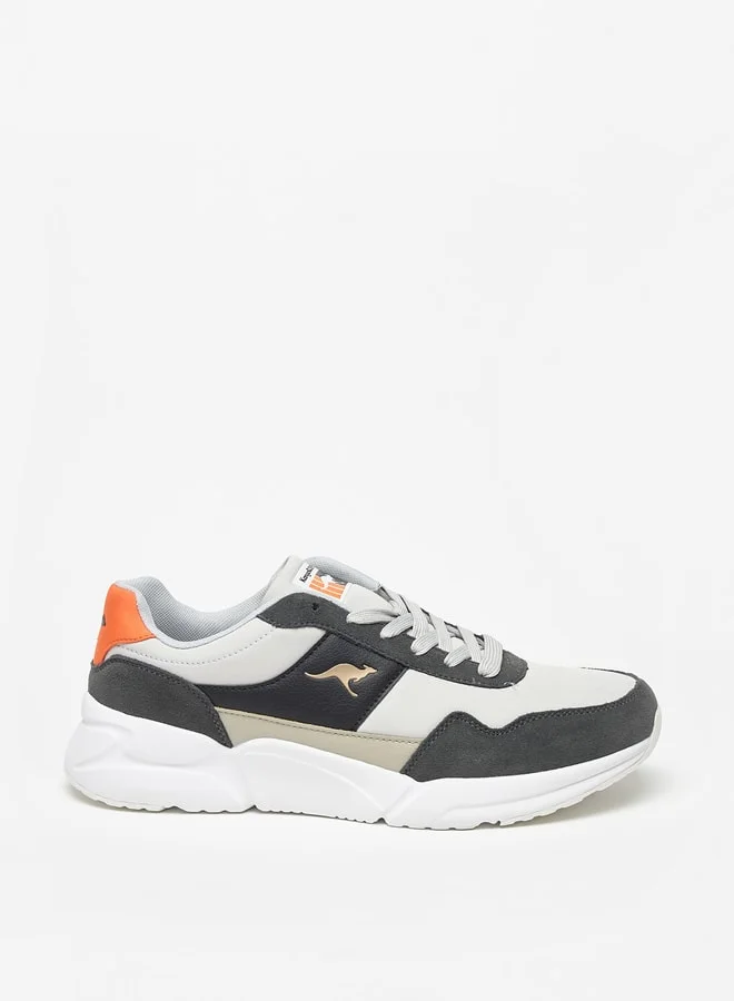 kangaROOS Men's Panelled Lace-Up Sports Shoes