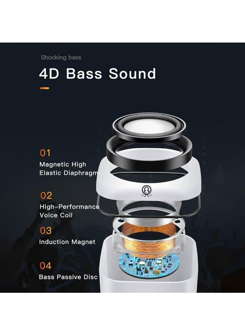 Generic - USB Computer Speaker for Laptop PC Subwoofer Wired Music Player Audio Speakers Deep Bass Sound Loudspeaker Not Bluetooth Speaker - Image 1