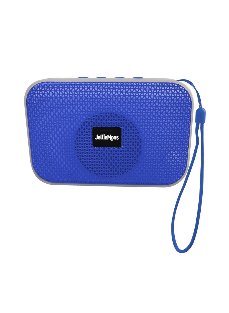 JellieMons Wireless Bluetooth Speaker, TF/Micro SD, USB, FM Radio, LED, 1200 mAh - SP-107