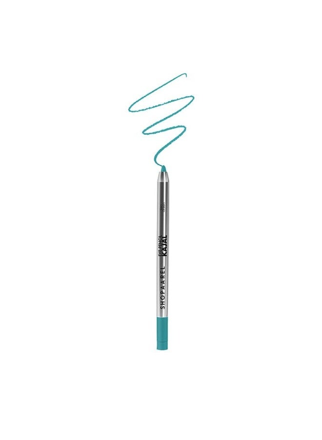 Shopaarel Intense Eye Kajal Pencil Waterproof Smudge Proof Long Lasting (Sea Green) - Image 2