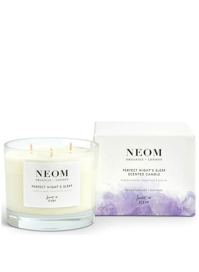NEOM NEOM Perfect Nights Sleep Scented 3 Wick Candle  - Image 1