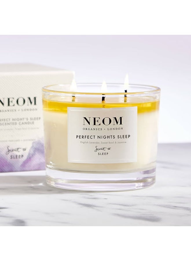NEOM NEOM Perfect Nights Sleep Scented 3 Wick Candle  - Image 3