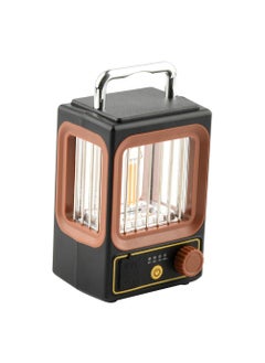 VIAXANA VIAXANA Camping Lanterns Solar Rechargeable Portable Electric LED Camping Lights Outdoor Hanging Tent Light Vintage Tabletop Lantern Decor Stepless Dimming Waterproof for Camping Power Outages  - Image 2