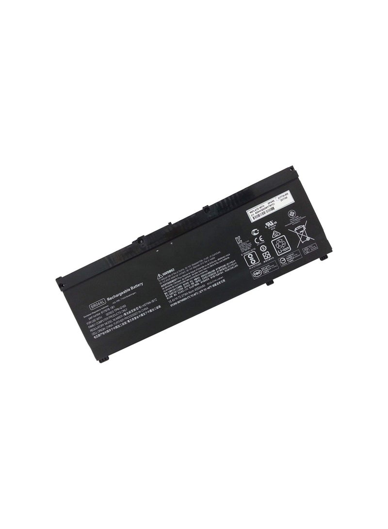 15.4V 70.07Wh 4550mAh SR04XL Replacement Laptop Battery for HP 15-CE015DX Series 917678-1B1 917724-855 TPN-Q193 Tablet