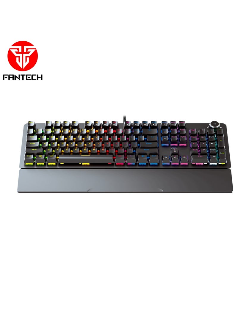 FANTECH MAXPOWER MK853 V2 RGB MECHANICAL KEYBOARD WITH WRIST REST RED SWITCH  - Image 2