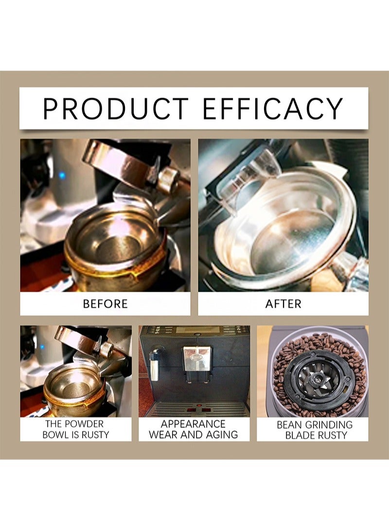 JUE-FISH Coffee Machine Descaler，Coffee Machine Descaling Solution, Environmentally Friendly Universal Descaling Agent For Coffee And Espresso Machines，Powerful Formula Removes Tough Dirt And Grease (100ml) - Image 5